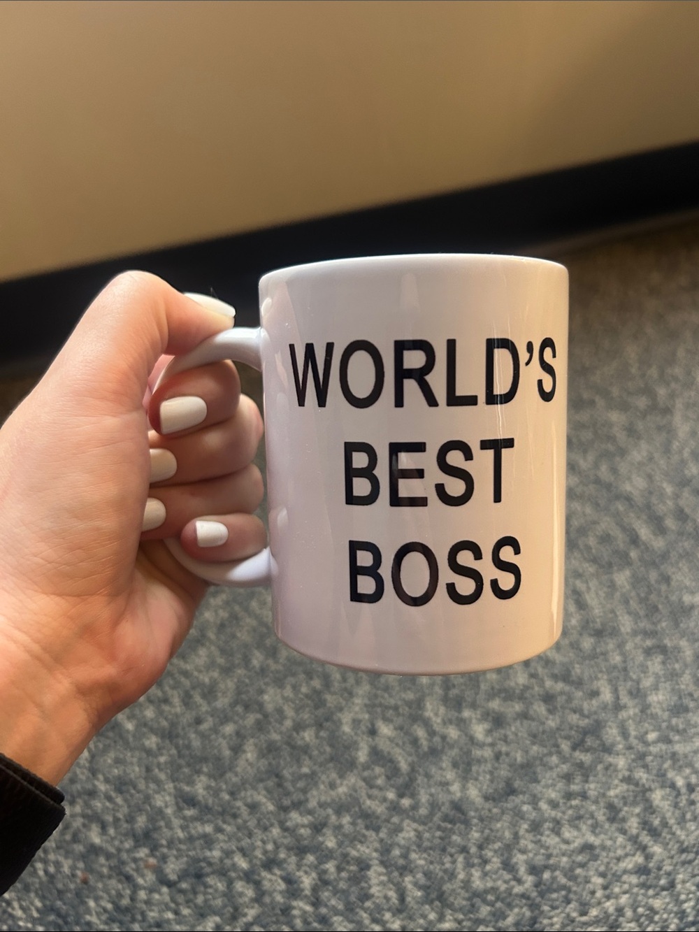 "World's Best Boss" from The Office White Ceramic Mug